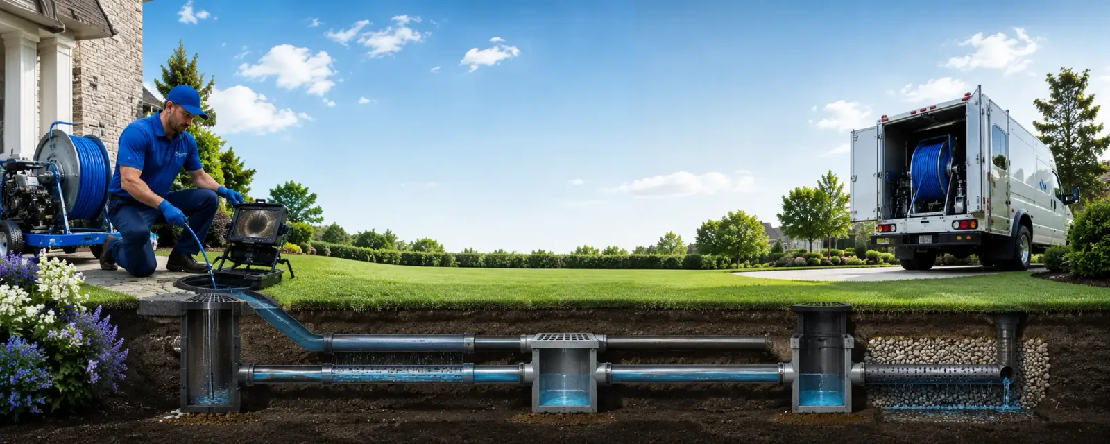 Outdoor drain cleaning information for Powhatan, VA